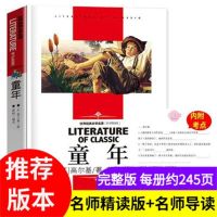 鲁滨逊漂流记六年级上下册汤姆索亚历险记爱的教育小英雄雨来童年 名师精读带考点[童年]
