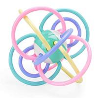 6本礼盒装婴儿启蒙早教书立体儿童撕不烂水洗啃咬布书宝宝益智玩 马卡龙色牙胶球