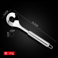 挤丸子神器家用不锈钢制作器厨房鱼丸虾滑菜丸子勺工具挤肉丸勺子 关注店铺优先发货 优质款加厚肉丸器(1支装)
