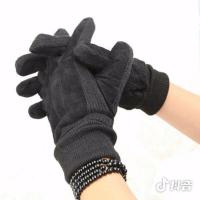 (亏本冲量)头层羊皮手套男士冬季开车骑行加绒加厚户外保暖皮手套 猪皮反绒带罗口男中号(掌宽九厘米)