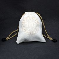 麂皮文玩手套 盘佛珠手套 鹿皮清洁布 饰品首饰布 擦拭珍珠布 麂皮文玩袋小号12*15cm