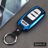 创意车钥匙打火机充电防风送男友礼物宝马仿真钥匙模型打火机 奥迪蓝冰