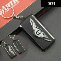 仿真装逼神器车钥匙宝马钥匙扣充气打火机充电男士创意防风点烟器 黄瓶耗材200ml 单个防风