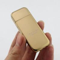 海豚076珍珠打火机超薄砂轮创意充气打火机防风打火机小巧便携带 金拉丝