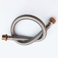 水龙头延长软管4分铜帽热水器对丝接管配件内外丝加长对丝进水管 4分内外丝20cm