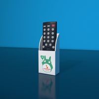 美的格力遥控器收纳盒电视空调遥控器收纳盒遥控器置物架挂墙 单格白色