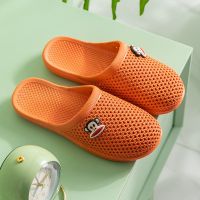 大嘴猴凉拖鞋女款防滑洗澡家用成人包头软底居家室内速干超轻凉拖 铁橙 36[偏小一码]