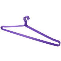 大衣架晒被子家用大衣架晾床单超大号浴巾晾床单被套被单衣架批发 紫色88厘米被单架[2个]