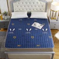 四季通用防滑床垫床护垫榻榻米床褥子可机洗护垫1.5单双人1.8学生 防滑透气[心想事成] 宽0.6米x长1.2米颜色随机