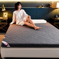 床垫子宿舍学生单人褥子加厚软垫床褥垫被1.2宽1.5米1.8x2.0m0.6m [深灰]压花抗菌款-约4cm 60x12