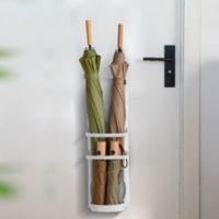 白色壁挂雨伞架带沥水无痕免钉收纳雨伞架欧式家用塑料雨伞架 白色壁挂雨伞架带沥水无痕免钉收纳雨伞架欧式家用塑料雨伞架