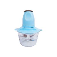 万能绞肉机料理机绞馅机 家用绞肉机小型不锈钢玻璃款多功能 蓝色 塑料杯