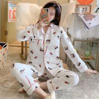 月子服春秋冬季产后哺乳产妇夏季薄款吸汗孕妇睡衣10月份11喂奶12 [加厚空气棉]524反领白 M[85-105斤]