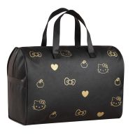 超大幼儿园棉被收纳整理袋装被子的袋子家用衣服物行李搬家打包袋 凯迪猫黑色 大号元宝袋70x80一个装粉色