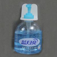 免打孔沐浴露挂架浴室壁挂洗手液瓶架洗发水按压瓶乳液器挂钩粘钩 白色 升级款中小号配套垫圈(一个装)