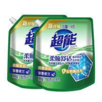 超能洗衣液馨香依兰持久留香柔顺舒适温和加量感恩袋装898g*2袋 898g