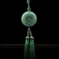 汽车载挂件琉璃龙车内挂饰品男女平安符摆件吊坠后视镜饰品 出入平安:流苏款 001