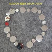 水晶珠帘吊饰挂件门帘装饰婚庆装饰用品挂件珠帘水晶珠链装扮用品 圆形亮片10个