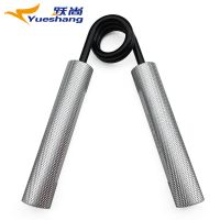 握力器男式练手劲专业练臂肌金属把康复训练手指腕力家用健身锻炼 银色100磅45kg的力度