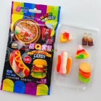 逗米披萨汉堡可乐热狗造型萌Q套餐什锦味凝胶软糖儿童节礼物圣诞 3袋[萌Q]