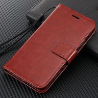 荣耀畅玩20手机壳KOZ-AL00翻盖皮套华为Honor防摔全包软硅胶男女 棕色 送钢化膜+挂绳 荣耀畅玩20