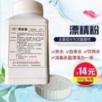 漂精粉漂白粉消毒饮用水井水地下水污水餐饮具果蔬洗衣物杀菌除味 500g