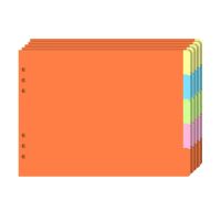 A4横款思维导图活页本厚大号可拆卸笔记本网格本画画空白本子批发 A4/思维导图本专用分页纸-十张