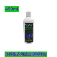 油漆稀释剂 多用途豁免溶剂 高级环保通用稀释剂 450ml/瓶 油漆稀释剂