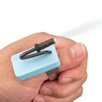 采耳工具掏挖耳灯拇指灯聚光头灯专业手握式USB充电手灯可调光源 充电拇指灯(蓝)单个+数据线