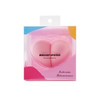 彩妆蛋遇水变大美妆蛋水滴斜切粉扑上妆蛋 干湿两用 化妆蛋清洗液 爱心普通款