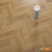 北欧鱼骨纹人字拼强化复合木地板艺术拼花服装店个性复古家具商场 3102 裸板出厂价