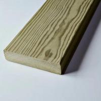 芬兰木木板防腐木地板庭院防腐木别墅户外防水地板室内外实木板材 1.3厘米厚X9.8宽*1米长