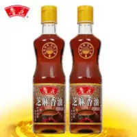 [鲁花直销]鲁花芝麻香油350ml*2 香味浓郁 凉拌 [鲁花直销]鲁花芝麻香油350ml*2 香味浓郁 凉拌