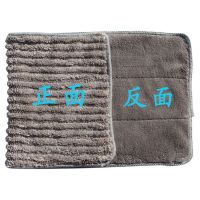 平板拖把布替换布拖布家用夹板布42*24cm\38*27拖把头拖头 灰色夹布[42*24]1条