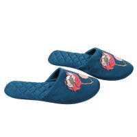 居家四季拖鞋女士家居鞋木地板室内防滑静音保暖棉拖鞋四季拖鞋女 森林绿 34-35