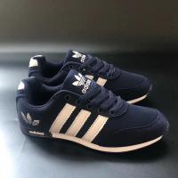 2021新款男士韩版潮流板鞋男休闲鞋透气低帮情侣鞋男女 [标码]深蓝白 36