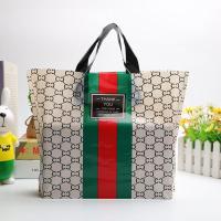 方格磨砂V塑料袋男女童装购物袋服装店手提袋手拎包装袋加印店名 红酷奇10个 小号:宽35*高25*底9cm