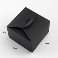 青团包装盒曲奇包装盒蛋黄酥盒子包装盒月饼盒单个装小正方形盒 黑色小盒(无贴纸) 30个 参考分类