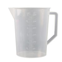 3000毫升量杯加厚透明塑料量杯3L带刻度大容量厨房奶茶烘焙工具 3000毫升带把量杯[一个装]