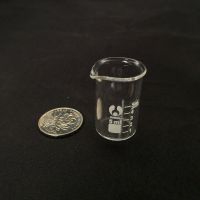 烧杯带刻度耐高温玻璃刻度实验大烧杯玻璃量杯化学器皿实验室用品 5ml一个[拍2送2]