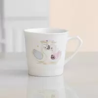 欧式水杯套装陶瓷高档客厅杯具家庭简约茶壶茶具茶杯家用杯子套装 双鹅 六个杯