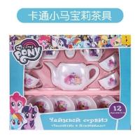 儿童过家家迷你主题小茶具套装男孩女孩过家家茶会主题甜品套装 小马宝莉茶具(塑料)