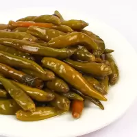 腌尖椒辣椒咸菜老坛子泡辣椒特产泡米椒盐腌制酱菜小辣椒下饭菜 酱腌小辣椒(半斤试吃装)