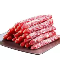 5斤腊肉湖南柴火烟熏腊肉农家湘西偏肥五花老腊肉非四川咸肉2斤 广味腊肠2斤装