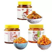 咸菜大全萝卜干酸豆角外婆菜木瓜丝五仁酱丁开胃下饭神器批发瓶装 酸豆角+五仁酱丁+麻辣萝卜丁
