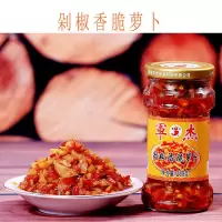 军杰剁椒香脆萝卜干丝湖南特产280g香辣椒酱调料剁椒腌制咸下饭菜 280g军杰剁椒萝卜一瓶