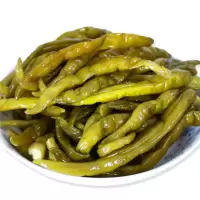 湖南特产酱辣椒农家酸辣椒坛子菜腌辣椒下饭菜泡菜 咸菜500g辅料 1斤