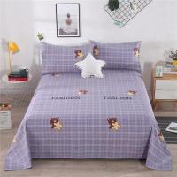 单人床单 被罩 学生上下铺床单 宿舍床单 工地宾馆床单 双人床单 小熊 床单110cm*200cm