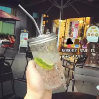 [买一只送一只]菱形钻石吸管杯玻璃梅森杯奶茶杯果汁杯餐饮杯子 菱形不锈钢吸管