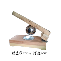 快压清明果实木包模具家用米粉粿模具清明果印厨房包饺子皮器 1个装(直径9cm深度5cm